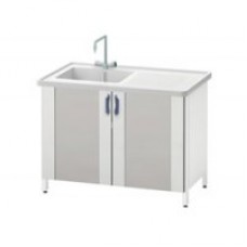 Стол-мойка ЛАБ-PRO МО40 120.75.90 РР (1 чаша глубиной 400мм, модуль из полипропилена)