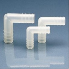 Соединитель Г-образный для шлангов с внутр. диам. 14-15 мм, пластиковый PP (81256) (Vitlab)