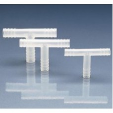 Соединитель Т-образный для шлангов с внутр. диам. 8-9 мм, пластиковый PP (80462) (Vitlab)