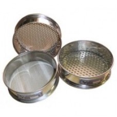 Сито лабораторное металлическоеС12/38 (перфорир. полотно, квадр. ячейка 5,6 мм, нерж. сталь)