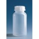 Бутылка широкогорлая, 250 мл, пластиковая PE-LD, с завинчивающейся крышкой PE-LD (139593) (Vitlab)
